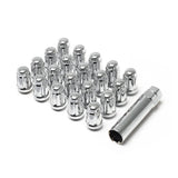 12X1.25 SPLINE 4/5 LUG KIT 1.38" CHROME