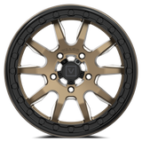 V15 BEADLOCK 15X7 +45MM 5X114.3 SATIN BRONZE MILLED