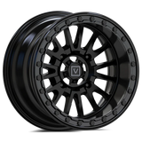 Valor V16 Beadlock UTV Wheel Satin Black 15x8 with 4+4 Offset