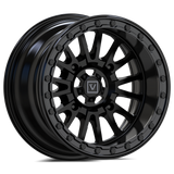 V16 BEADLOCK 15X8 -12MM 4X156 SATIN BLACK