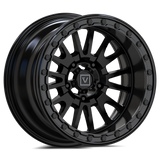 V16 BEADLOCK 15X8 -12MM 5X114.3 SATIN BLACK