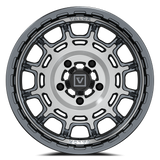 V17 15X8 +10MM 5X114.3 BRUSHED GUNMETAL