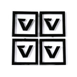 C1 CAP LOGO KIT - GLOSS BLACK