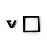 C1 CAP LOGO KIT - GLOSS BLACK