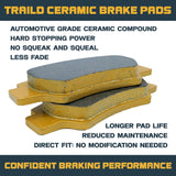 Yamaha WR250/WR400/WR426 1999-2002 Ceramic Brake Pad Set