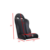 "Weekender" Series Pair of Front Suspension Bucket Seats Commander MAX (2021-2025)