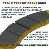 Honda VT1100/VT1300/VTX1300 Shadow/Sabre/Fury 1995-2020 Ceramic Brake Pad Set