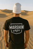 Marshin Whips Classic White Beanie | Embroidered Off-Road Apparel