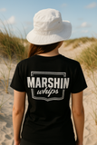 Marshin Whips White Bucket Hat | Premium Embroidered Off-Road Apparel