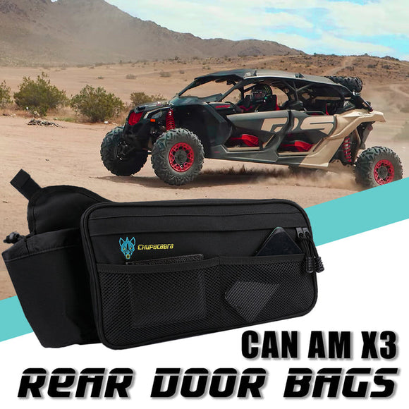 Can Am X3 Rear Door Bags Passenger and Driver Side Storage Bag