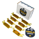 Yamaha Grizzly 700/550 2007-2026 Brass Brake Pad Set