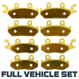 Yamaha Viking 700/Viking VI 2014-2026 Brass Brake Pad Set
