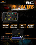 Auxbeam - RA80 XL RGB SWITCH PANEL, LARGER SIZE, TOGGLE/ MOMENTARY/ PULSED MODE SUPPORTED