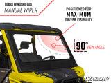 SuperATV - CAN-AM DEFENDER GLASS WINDSHIELD