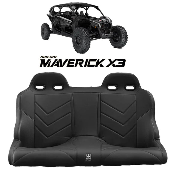 Maverick X3 Rear Bench Seat W Harnesses (2017-2025)