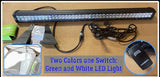 EMP Kawasaki KRX DUAL COLOR 40" LED Light Bar Kit (Plug and Play) Green and White