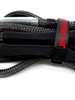 JM Rigging 1/2" x 20FT Kinetic Recovery Rope BLK Coated w/ 8" Eyes & BLK Protective Sleeve (10,000 lbs)
