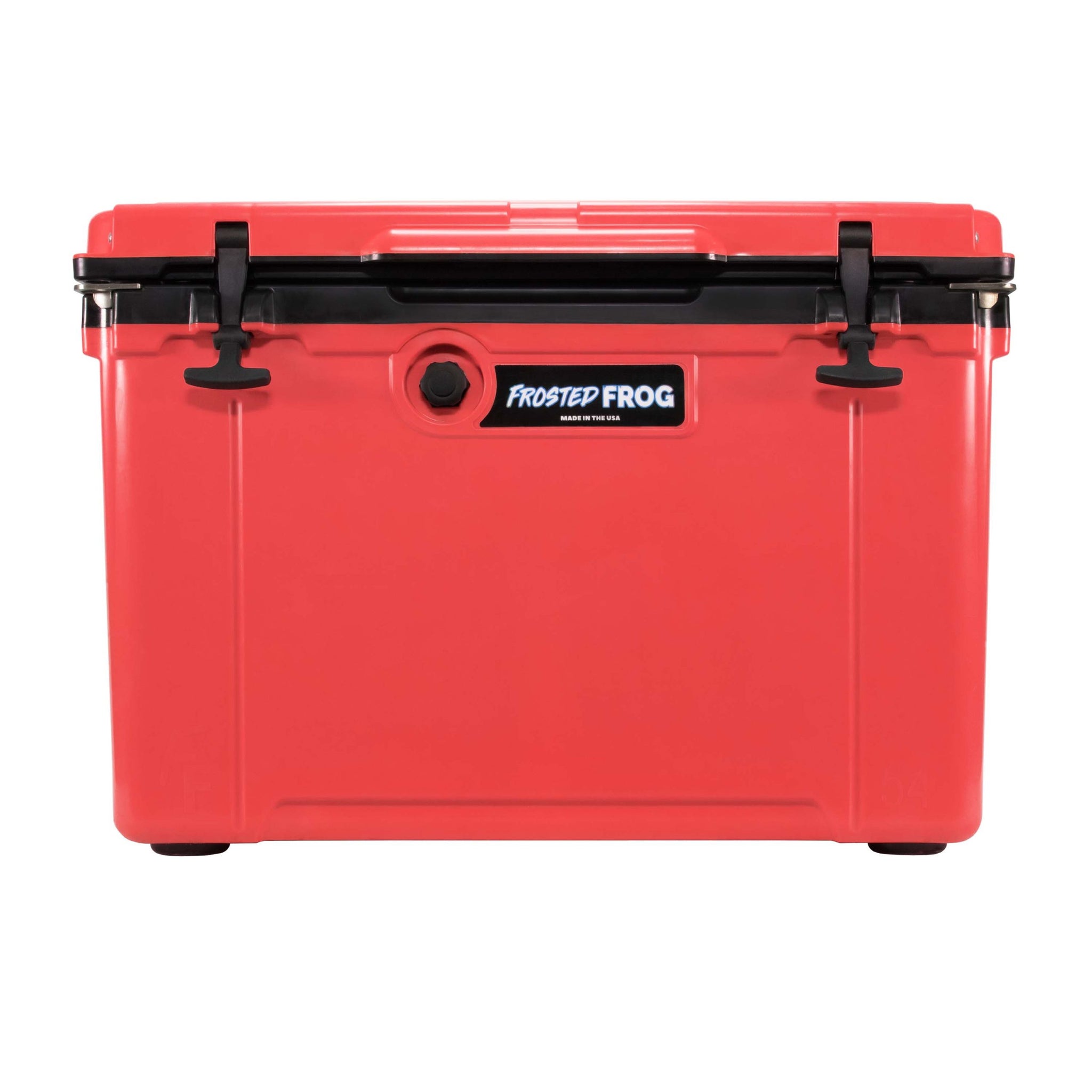 kouwater009① Frosted Frog USA MADE 54 QT Cooler Hyper-Light – Red and Black