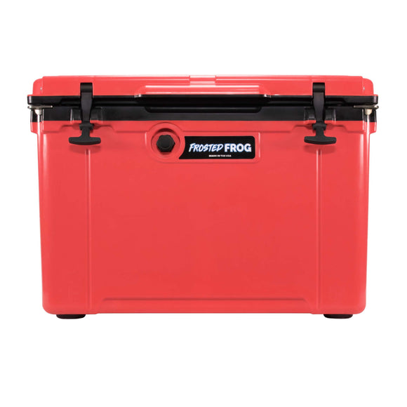 Frosted Frog USA MADE 54 QT Cooler Hyper-Light – Red and Black Cooler, 54 Quart