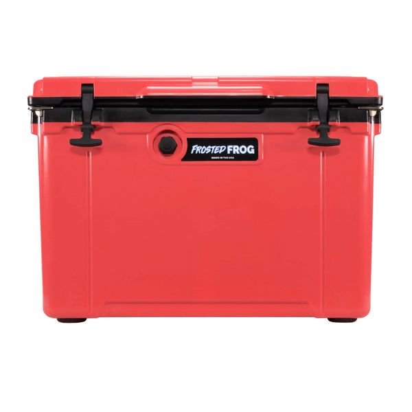 Frosted Frog USA MADE 54 QT Cooler Hyper-Light – Red and Black