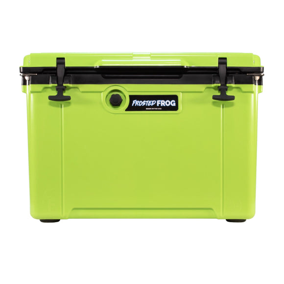 Frosted Frog USA MADE 54 QT Cooler Hyper-Light – Green and Black Cooler, 54 Quart