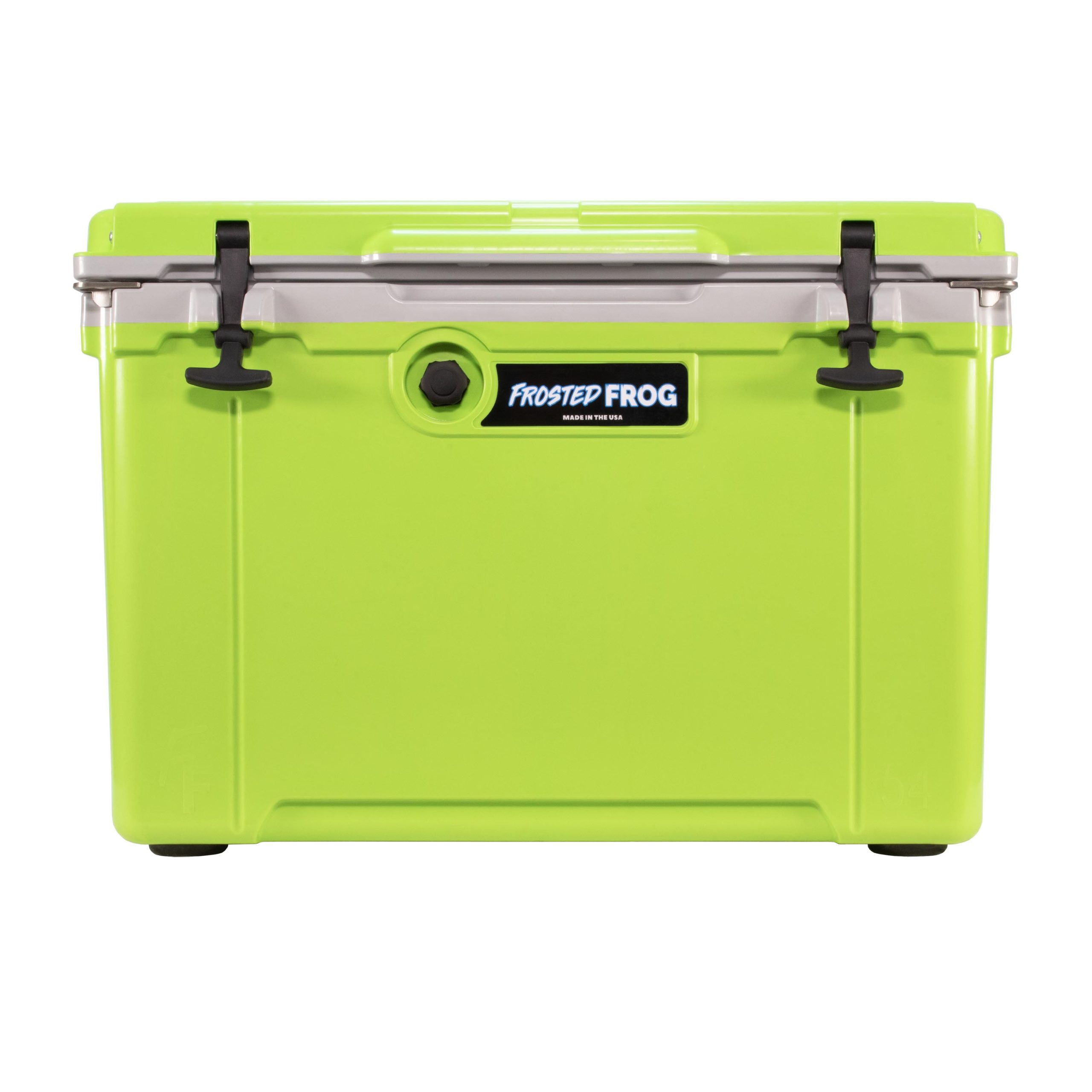 Frosted Frog USA MADE 54 QT Cooler Hyper-Light – Green and Gray