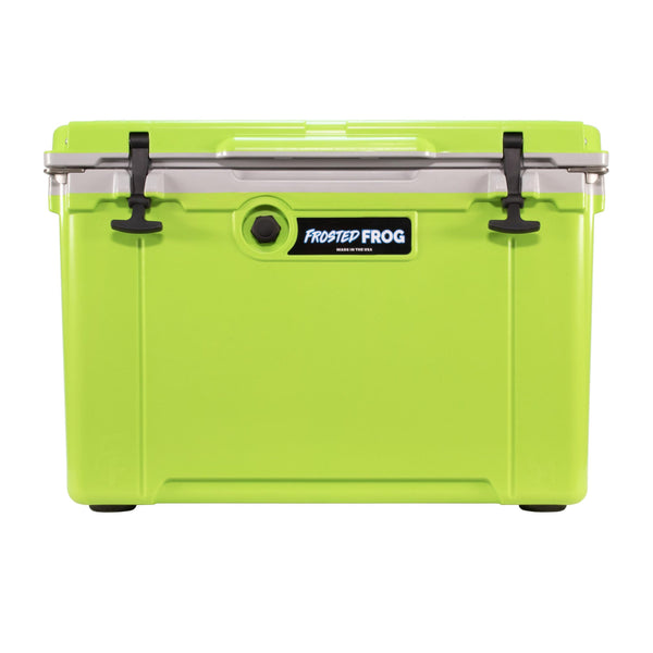 ヨシリン Frosted Frog USA MADE 54 QT Cooler Hyper-Light – Green and Gray