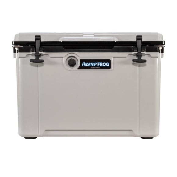 Frosted Frog USA MADE 54 QT Cooler Hyper-Light – Gray and Black Cooler, 54 Quart