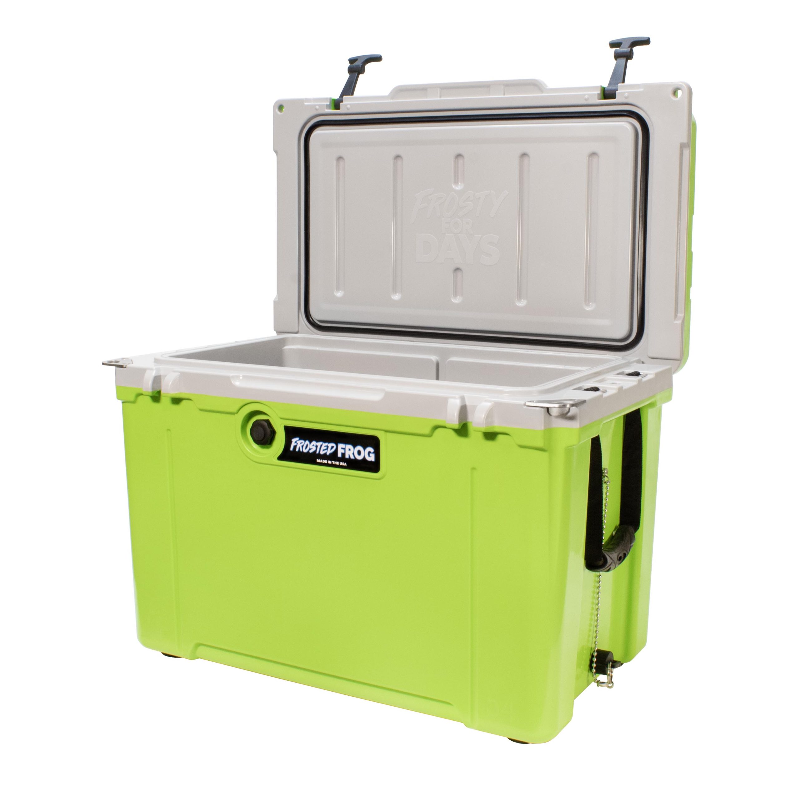 Frosted Frog USA MADE 54 QT Cooler Hyper-Light – Green and Gray