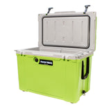 Frosted Frog USA MADE 54 QT Cooler Hyper-Light – Green and Gray Cooler, 54 Quart