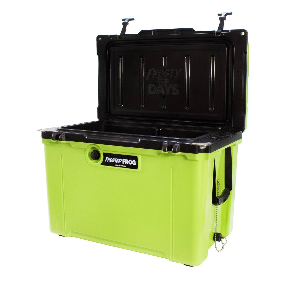 Frosted Frog USA MADE 54 QT Cooler Hyper-Light – Green and Black