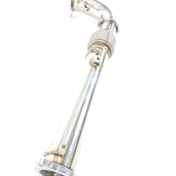 Silber POLARIS RZR TURBO DOWNPIPE (2016+)