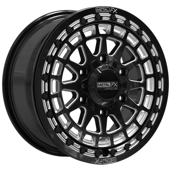 Metal FX OUTLAW 6R BEADLOCK | SATIN BLACK CONTRAST CUT – Pro UTV Parts