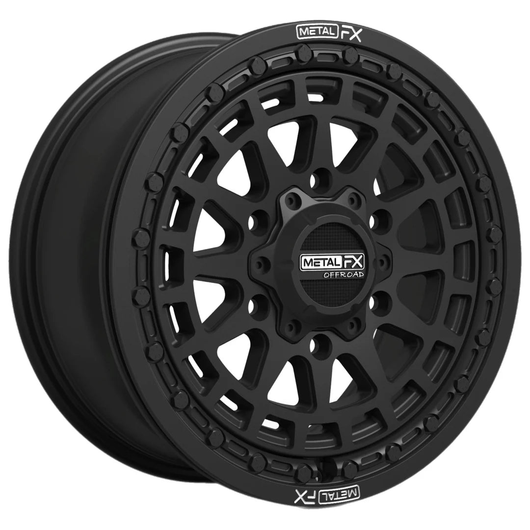ミリタリートラックオールメタル6x 6,rc Metal FX OUTLAW 6R BEADLOCK | SATIN BLACK – Pro UTV Parts