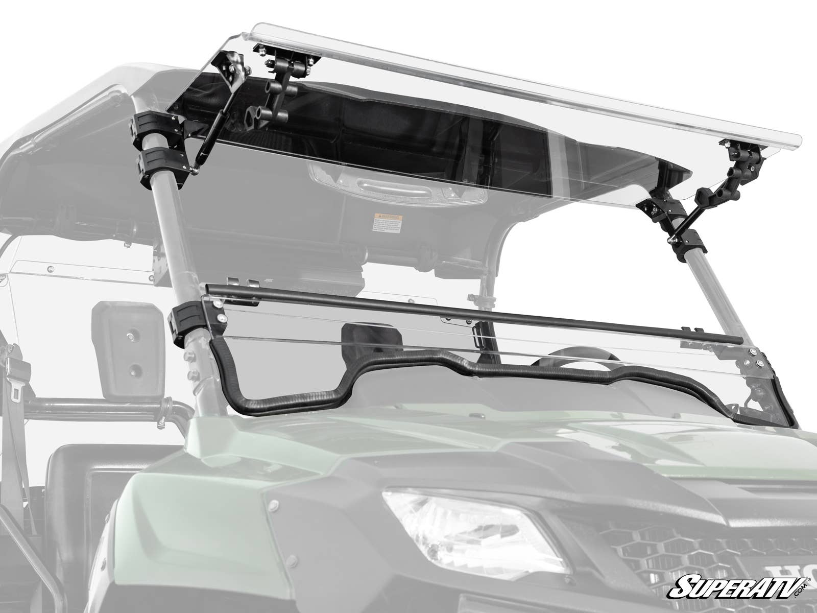 SAJ-1280Z ハカランダ SuperATV HONDA PIONEER 700 SCRATCH RESISTANT FLIP WINDSHIELD – Pro
