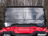 SuperATV HONDA PIONEER 700 SCRATCH RESISTANT FLIP DOWN WINDSHIELD