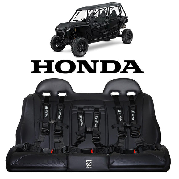 Honda Talon 4 Rear Bench Seat W Harnesses (2019-2025)