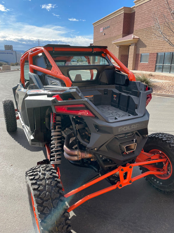 POLARIS RZR PRO R REAR WINDSHIELD W/ROCKFORD FOSGATE SYSTEM 2022+ by Dirt Warrior Accessories