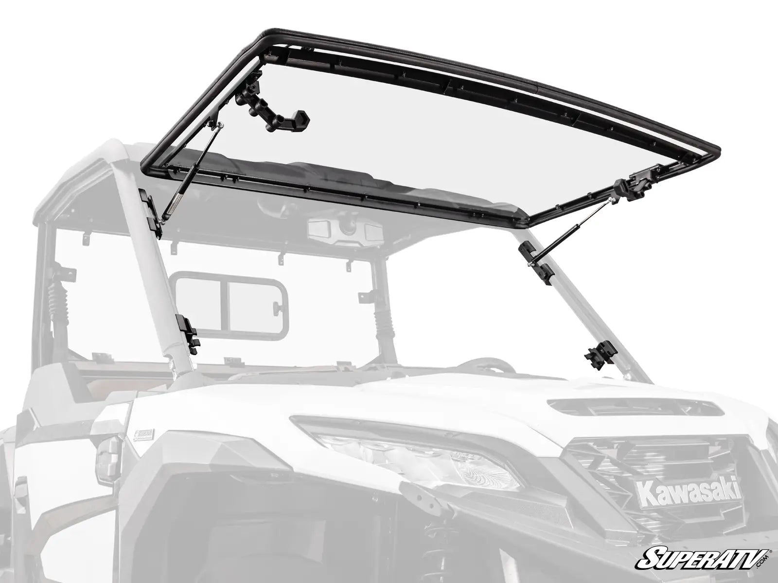 Kawasaki Ridge Scratch-Resistant Flip Windshield by SuperATV – Pro