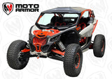 VENTED FULL GLASS WINDSHIELD FOR CAN AM MAVERICK X3 By Moto Armor