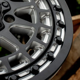 Metal FX OUTLAW 6R BEADLOCK | SATIN BLACK CONTRAST CUT