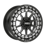 Metal FX 17 Outlaw R Beadlock | Satin Black Contrast Cut 5 Lug Wheel