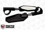 Moto Armor Billet Convex Mirrors Fits 1.75"- 2" (SET of 2)