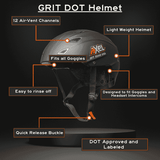 Axel GRIT D.O.T. Helmet