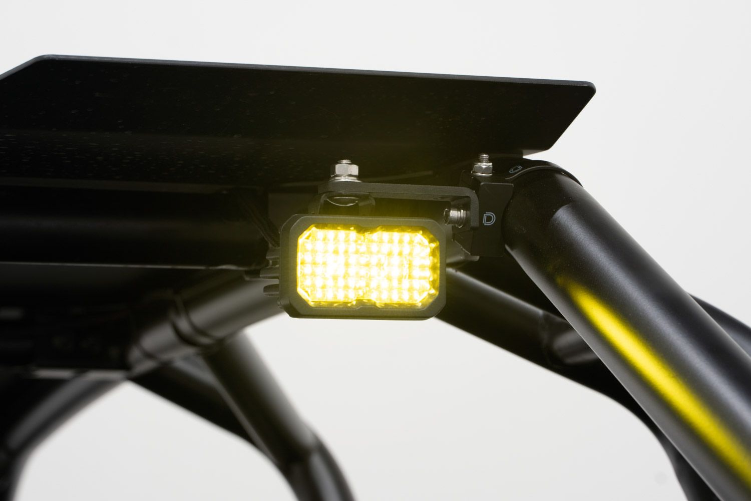 segolike Lot de 2 Accessoires de Camion RC Universels Barre Lumineuse LED pour Radiocommande 2 Pcs Jaune