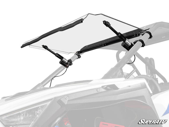 SuperATV POLARIS RZR TURBO R MAXDRIVE POWER FLIP WINDSHIELD