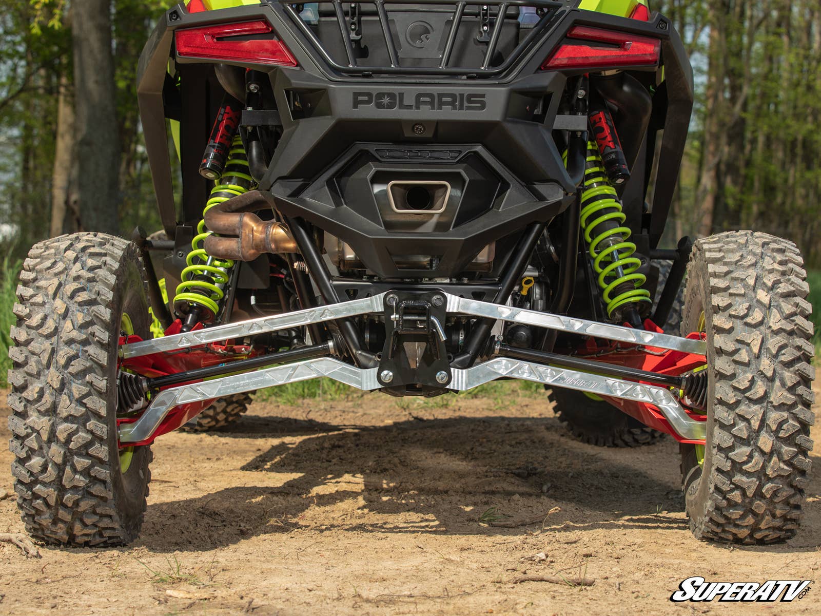 SuperATV 2 Rear Receiver Hitch for Polaris RZR XP Turbo S (2018-2021) - Black SuperATV 2 Rear Receiver Hitch for Polaris RZR XP Turbo S (2018-2021) - Black