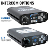 Rugged Radios Can-Am Commander and Maverick Complete Communication Kit with Bluetooth Intercom and 2-Way Radio - Dash Mount