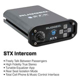 Rugged Radio STX STEREO Complete Master Communication Kit with Intercom and 2-Way Radio