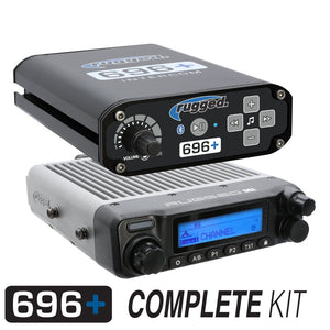 Rugged Radio 696 PLUS Complete Master Communication Kit with Intercom and 2-Way Radio